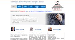 Desktop Screenshot of ijaer.com